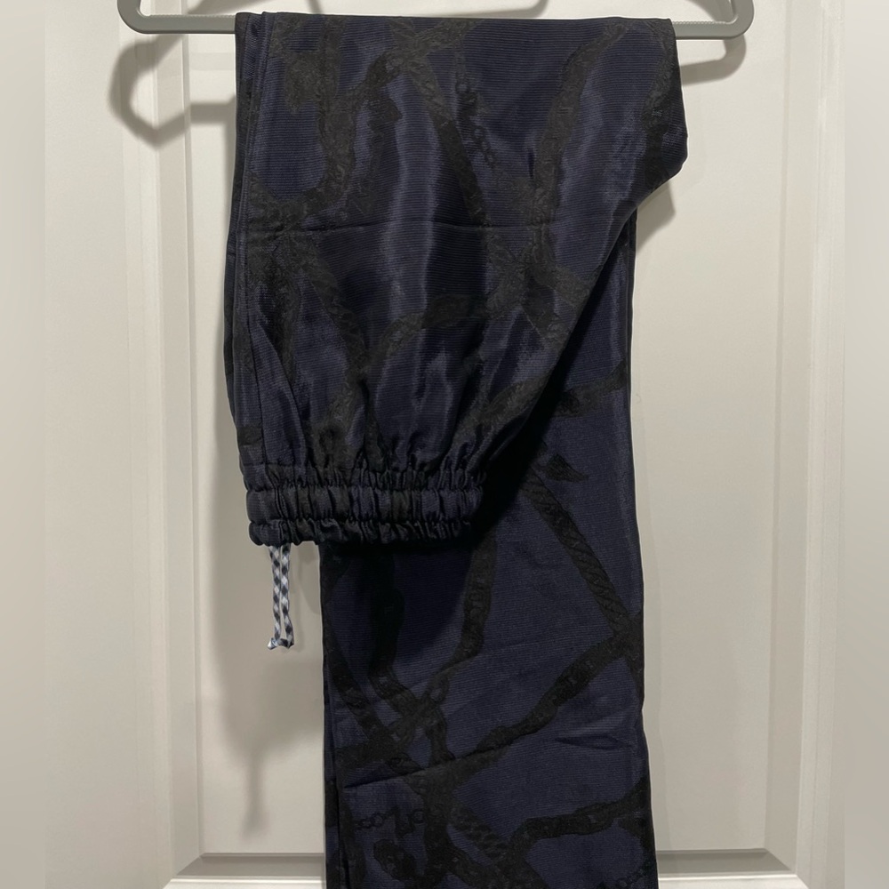 Zadig & Voltaire Pomy Jacquard Chains Trousers Navy Black Size 36 FR - Picture 11 of 11